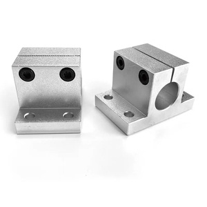 Pack Of 2 Aluminum Shaft <strong>Bracket</strong> Flange Connector <strong>Clamps</strong> Strut <strong>Clamps</strong> <strong>Brackets</strong> For Equipment Stands Side Mounting 10 12 15 16 20 - Product Image 4