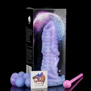 YOCY Silicone Ovipositor <b>Dildo</b> Egg Laying Sex Toys Vagina Anal Egg Ovipositor <b>Dildo</b> Anal Plug Sex Toys for Women and Gay - Product Image 5