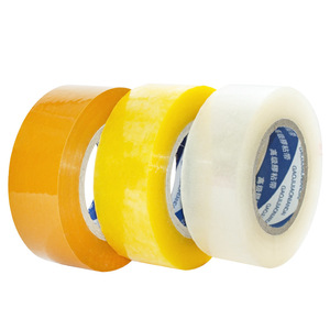 Nhà Máy Bán buôn 48 Mét mạnh mẽ dính băng dính, chất lượng cao màu vàng rõ ràng đóng gói băng cho carton niêm phong - Product Image 2