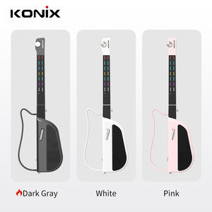 HighLive السفر دعم الغيتار الذكي الغيتار بدون أوتار قابلة للطي للكبار والمراهقين - Product Image 4