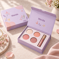 Boîte d'emballage cosmétique OEM en carton rigide avec couvercle à charnière et insert personnalisé pour maquillage et produits de beauté