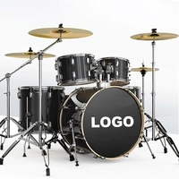 Professional Concert-Grade Portable Acoustic Kit with Complete Percussion Instruments for Drum Players