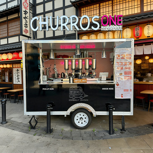 Remorque à pizza carrée certifiée DOT VIN CE, équipement complet pour four à bois, burgers, restauration rapide, food truck - Product Image 3