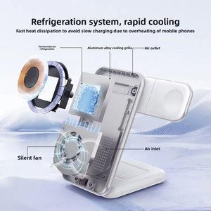 Cargador Inalámbrico 3 en 1 QI2.2 de 25W con Soporte Plegable Magnético para Teléfono Móvil, Flexible para Auriculares y Otros Dispositivos - Product Image 6