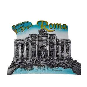 Autocollant de réfrigérateur en résine italienne, souvenirs d'attractions touristiques, autocollant de réfrigérateur 3D tridimensionnel - Product Image 4