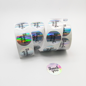 Étiquettes autocollantes personnalisées en vinyle, hologramme, Laser, effet arc-en-ciel, impression d'étiquettes - Product Image 3