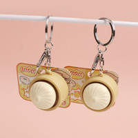 Jouets anti-stress Dumpling, porte-clés anti-stress, jouets sensoriels clickers mignons imprimés en 3D