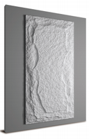 Panneau de décoration murale pour téléviseur en pierre de quartz étoile et lune, imperméable, ignifuge, 300x200x2mm, garantie 5 ans