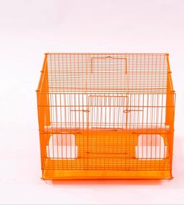 Fabrika Toptan Kuş Kafesleri Metal Muhabbet Kuşu Kümesi Evcil Hayvan Dayanıklı Demir Tel Papağan Kanarya Kafesi Satış Çit Kare Bükme - Product Image 5