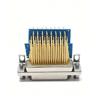 Connecteur mâle rectangulaire d'aviation J30J-74TJW à 74 broches à souder, largement utilisé dans l'aviation et les machines industrielles