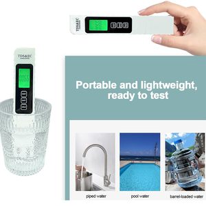 Digital TDS EC Medidor Aquário Qualidade <span class=keywords><strong>Tester</strong></span> Pureza Temperatura Bolso Caneta Piscina Display LCD Pen Monitor com Blcklight - Product Image 6