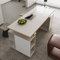LB01-6 Escritorio Ergonómico Plegable de Madera Modular Moderno con Ajuste Automático de Altura, Estación de Trabajo Ejecutiva para Oficina y Escuela