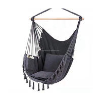Fauteuil suspendu œuf en rotin moderne de haute qualité avec coussin imperméable pour hôtel, école, extérieur, jardin, cour, parc – Ensemble de mobilier