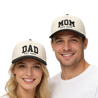 Gorras Trucker Personalizadas para Mamá y Papá, Estilo 2026, Bordado 3D, Regalo para Nuevos Padres, Anuncio de Embarazo, Gorras de Béisbol de Malla para la Familia