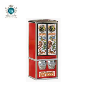 Coin vending machine for tattoo stickers/similar card protector
