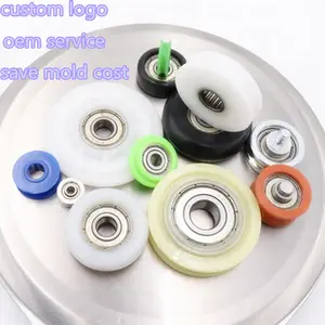 3D Printer POM Wheel Delrin POM 3D Printer Roller Wheels V Groove POM Wheel With 625ZZ Bearing Plastic Pulley