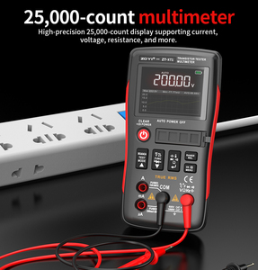 ZOYI ZT-XT1 2-in-1 LCR Digital Multimeter with Transistor <strong>Tester</strong>, Voltage Resistance Diode Continuity Test Meter - Product Image 6