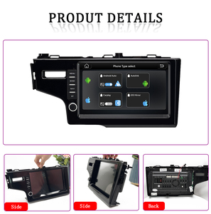 Radio para Auto con Linux de 9 Pulgadas para Honda Fit 3 Th Jazz 2014 2015 2016 2017 2018 2019 <span class=keywords><strong>2020</strong></span>, Reproductor de DVD para Auto con Android Auto y Carplay Inalámbrico - Product Image 6