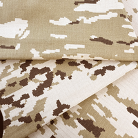 Espagnol M09 Désert Numérique Camouflage TC 65/35 Polyester Coton Tissé Imprimé Résistant À La Déchirure Manteau Pantalon Ripstop Camo Tissu