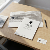 Dossiers A4 personnalisés en carton brillant ou mat, pour présentation de documents de bureau, emballage personnalisé imprimé avec double poche
