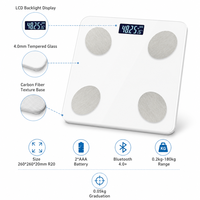 Pèse-personne numérique ultra-plat, capacité 180 kg, intelligent pour la maison, pour salle de bain, soutien expert pour une vie saine, mesure en 5 minutes