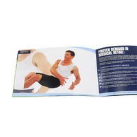 Impression de livret brillant cousu sur mesure avec logo pour catalogues et brochures