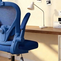 Chaise de bureau ergonomique en vente chaude, avec appui-tête en maille, pivotante et réglable, chaise d'ordinateur confortable pour étudiants, pour la maison, le dortoir et le bureau