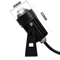 Lampe murale vidéo projecteur de bâtiment extérieur faisceau lumineux 5w