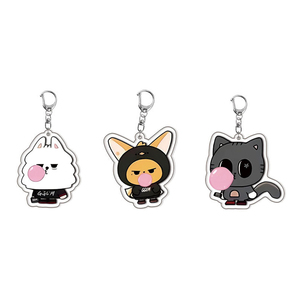Llavero de acrílico de la serie Idol Image de Spot Wholesale con imágenes de Soobin (Y), Eonjun Beo (M) y Kyu, colgante animado y lindo, recuerdo. - Product Image 2