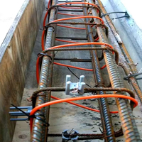 Cable Calefactor para Curado de Hormigón Bajo Piso con Enchufe, Cable de Calor Usado