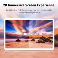 Tablette Android 4G M50-M10 de qualité supérieure, 10,4 pouces, Octa Core 2,0 GHz, haute résolution, 16+256 Go, appels 4G