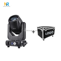 Lampu Panggung Moving Head Sharpy Beam 295W RGBW LED Proyeksi untuk Pesta Disko Klub Pertunjukan DJ Kontrol DMX512 IP20