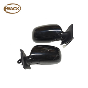 Rétroviseur latéral noir pour <span class=keywords><strong>Toyota</strong></span> <span class=keywords><strong>Yaris</strong></span> Vitz 2009-2012 2013 NCP91 Rétroviseur de porte arrière 87909-0D450 3 broches Électrique I-PACK - Product Image 4