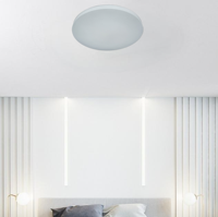 Home deco dimmable Round plafonds lumière led surface Monté Led Plafonnier style simple blanc 118W/24W/36W