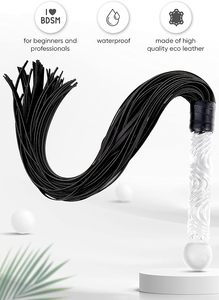 <span class=keywords><strong>Látigo</strong></span> SM Perfecto para Parejas, <span class=keywords><strong>Látigo</strong></span> de Cuero Sintético BDSM, <span class=keywords><strong>Látigo</strong></span> para Sexo Anal, Masturbación, Consolador de Vidrio, Varita de Juguete Anal para Juegos Sexuales - Product Image 5