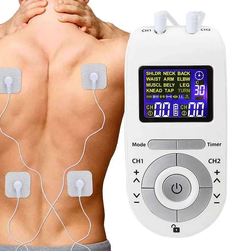 Physical Therapy Equipment Electric Body Muscle Stimulator Low Frequency Pain Relief Pulse Massage Digital TENS Unit