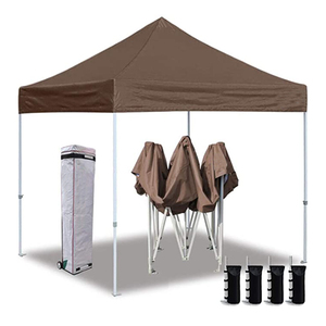 Tente de réception pop-up robuste 10x10 pour salon professionnel, avec structure en acier imprimée, pour usage extérieur et intérieur, baie de 5m, auvent de 6m, Promotions S1 - Product Image 6