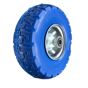 4,<span class=keywords><strong>10</strong></span>/3,50-4 Rueda de espuma de PU sólida Neumático de poliuretano de <span class=keywords><strong>10</strong></span> pulgadas Nuevas ruedas planas a prueba de pinchazos para carretilla Trolley <span class=keywords><strong>Dolly</strong></span> - Product Image 1