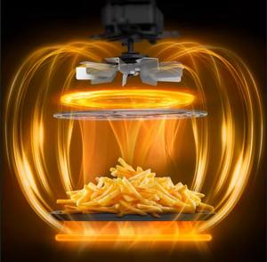 <span class=keywords><strong>Friteuse</strong></span> à air numérique <span class=keywords><strong>XL</strong></span> de 10 L, nouvelle génération 2025, <span class=keywords><strong>sans</strong></span> <span class=keywords><strong>huile</strong></span>, pour la maison, avec écran couleur - Product Image 4