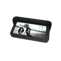 Hesida sans fil CarPlay Moto Android Auto 6.25 "Portable numérique moto tableau de bord GPS Navigation écran d'affichage TPMS moniteur