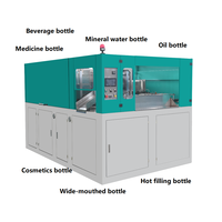 Machine de soufflage automatique de préformes pour bouteilles à alimentation manuelle 2 cavités 2L, machine de fabrication de bouteilles en plastique pour bouteilles d'eau