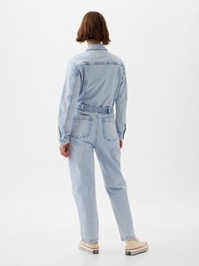 Di alta Qualità A Manica Lunga Pulsante Frontale Delle Donne Del <span class=keywords><strong>Denim</strong></span> Della <span class=keywords><strong>Tuta</strong></span> - Product Image 4