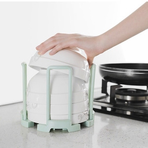 Tazón y platos ajustables para el hogar, abrazaderas de almacenamiento, fregadero de cocina, vajilla, escurridor de platos, soporte para estante - Product Image 1