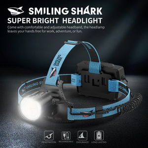 ไฟหน้าแบบชาร์จไฟได้3000มิลลิแอมป์ LED กันน้ำสำหรับก่อสร้างกลางแจ้งไซต์ - Product Image 2