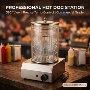 Single Hot Dog <b>Steamer</b> Stainless Steel 201 Food Steaming Machine Adjustable Temperature for Restaurant Hotel - Product Image 5