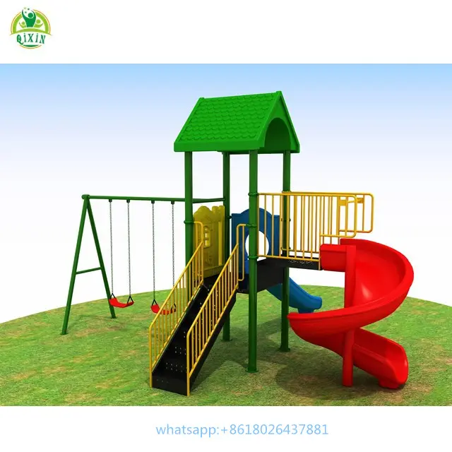 Phong Cách Mới Sân Chơi Swing Sets Sân Chơi Ngoài Trời Thiết Bị Trẻ Em Slide Và Swing Set