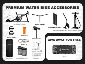 Bicicleta Acuática Inflable Spatium con Hélice, Bote de Pedales, Hidrobicicleta, Precios de Bicicletas Acuáticas Inflables en Venta - Product Image 6