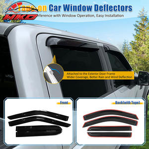 Visera para Ventana de Ford F150 Crew Cab 15-25 / Para F250 a F450 17-25, Protector de Lluvia Acrílico para Ventana Lateral de Puerta de Coche - Product Image 2