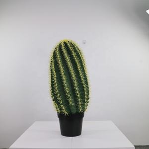 <span class=keywords><strong>Cactus</strong></span> <span class=keywords><strong>Artificial</strong></span> <span class=keywords><strong>Gigante</strong></span>, Escultura de Bola de <span class=keywords><strong>Cactus</strong></span> Ovalada Extra Grande para una Declaración Impresionante con Temática del Desierto en el Hogar o la Oficina - Product Image 2