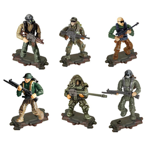 Special Forces Army Combat SWAT Solider Nhân Vật Hành Động Mini 2Inch Đồ Chơi Khối Xây Dựng Có Vũ Khí Và Phụ Kiện - Product Image 1
